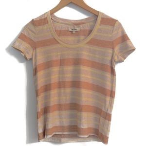 Madewell - Alto Scoop Tee in Montoya Stripe